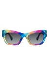 Kurt Geiger London 53mm Rectangular Sunglasses In Multi