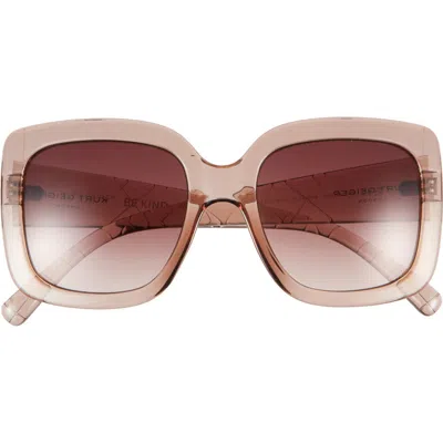 Kurt Geiger London 53mm Square Sunglasses In Pink