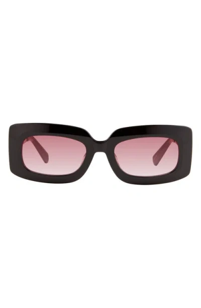 Kurt Geiger London 53mm Square Sunglasses In Black