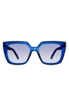 Kurt Geiger London 53mm Square Sunglasses In Blue