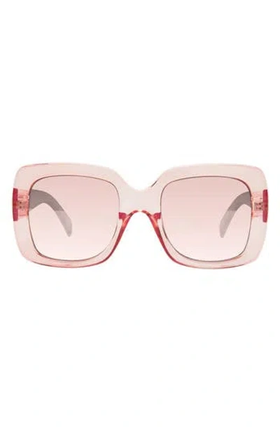 Kurt Geiger London 53mm Square Sunglasses In Pink
