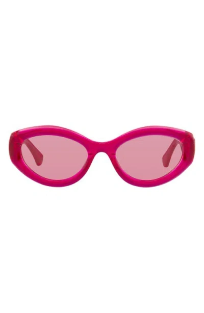 Kurt Geiger London 54mm Cat Eye Sunglasses In Pink