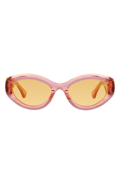 Kurt Geiger London 54mm Cat Eye Sunglasses In Pink
