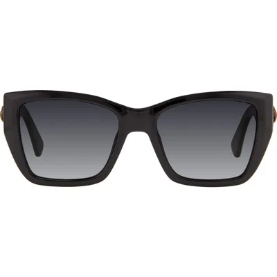 Kurt Geiger London 54mm Rectangular Sunglasses In Black