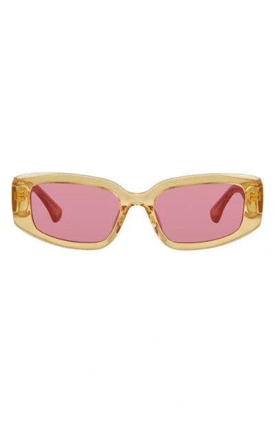 Kurt Geiger London 54mm Rectangular Sunglasses In Metallic