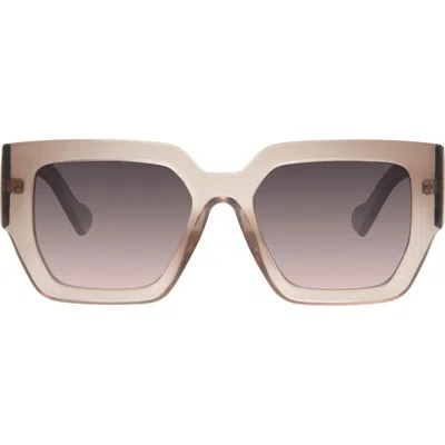 Kurt Geiger London 55mm Square Sunglasses In Brown