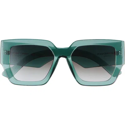 Kurt Geiger London 55mm Square Sunglasses In Green