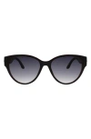 Kurt Geiger London 57mm Gradient Cat Eye Sunglasses In Multi