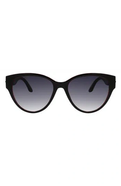 Kurt Geiger London 57mm Gradient Cat Eye Sunglasses In Multi