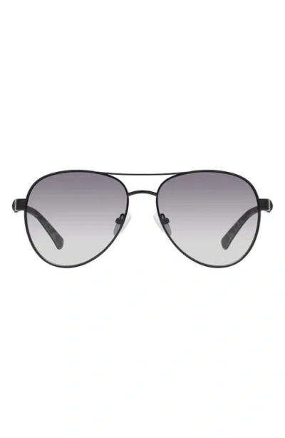 Kurt Geiger London 57mm Gradient Navigator Sunglasses In Black
