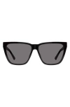 Kurt Geiger London 58mm Cat Eye Sunglasses In Black