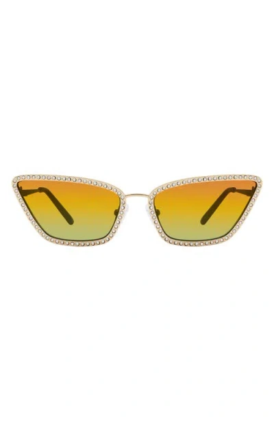 Kurt Geiger London 58mm Cat Eye Sunglasses