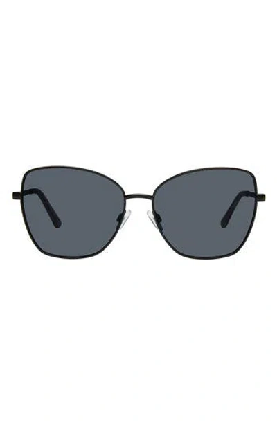 Kurt Geiger London 58mm Cat Eye Sunglasses In Gray