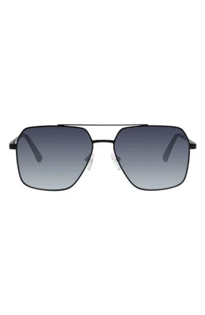 Kurt Geiger London 58mm Square Sunglasses In Blue
