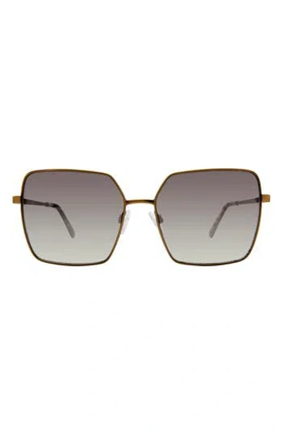 Kurt Geiger London 58mm Square Sunglasses In Gray
