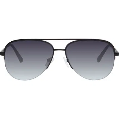 Kurt Geiger London 59mm Aviator Sunglasses In Gray