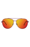 Kurt Geiger London 61mm Aviator Sunglasses In Multi