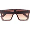 Kurt Geiger London 99mm Flat Top Sunglasses