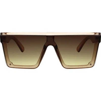 Kurt Geiger London 99mm Gradient Flat Top Sunglasses In Sand