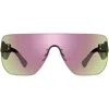 Kurt Geiger London 99mm Oversize Shield Sunglasses In Multi