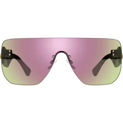 Kurt Geiger London 99mm Oversize Shield Sunglasses In Multi