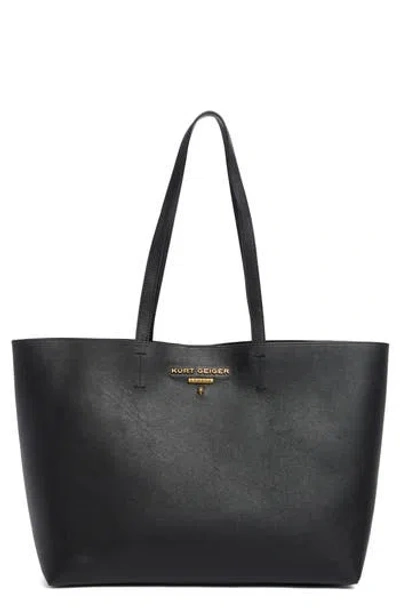 Kurt Geiger London Angel Shopper Tote Bag In Black