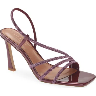 Kurt Geiger London Annabel Crystal Embellished Sandal In Open Pink