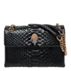 Kurt Geiger Embellished Chain Cross Body Bag In Black
