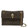 Kurt Geiger Mini Kensington Crossbody Bag In Gold
