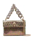 Kurt Geiger Kensington Eagle Head Mini Bag In Gold