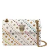 Kurt Geiger Kensington Embellished Chain Shoulder Bag In White