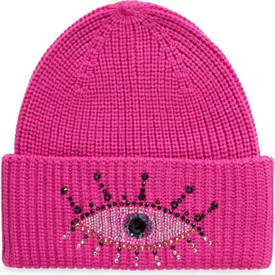 KURT GEIGER KURT GEIGER LONDON BEADED EVIL EYE BEANIE
