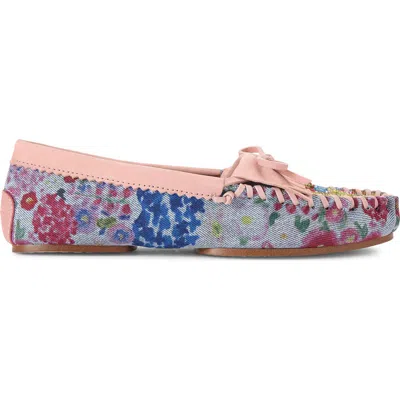 Kurt Geiger London Beaded Moc Toe Loafer In Multi