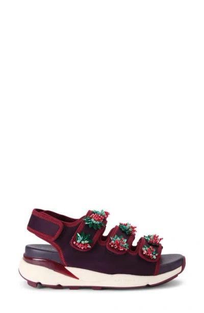Kurt Geiger London Beaded Slingback Sandal In Brown