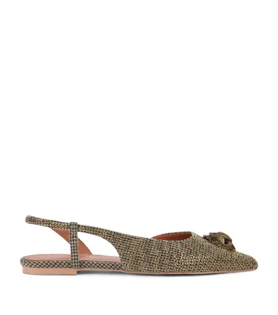 Kurt Geiger London Belgravia Slingback Ballet Flats In Animal Print