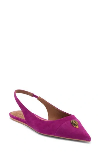 Kurt Geiger London Belgravia Small Eagle Slingback Flat