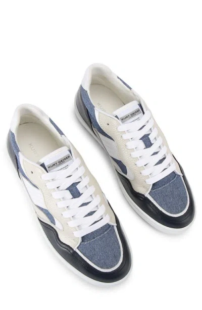 Kurt Geiger London Benn Low Top Sneaker In Navy