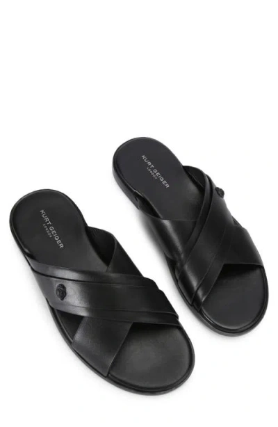 Kurt Geiger London Bond Slide Sandal In Black