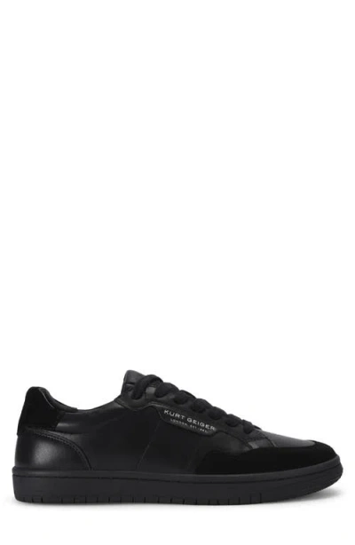 Kurt Geiger London Leather Borough Sneakers In Black