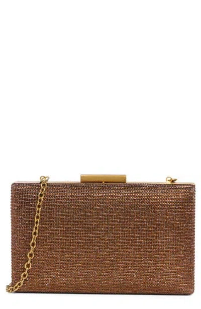 Kurt Geiger London Box Clutch In Brown