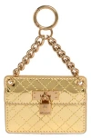 Kurt Geiger London Brixton Charm Keychain In Gold