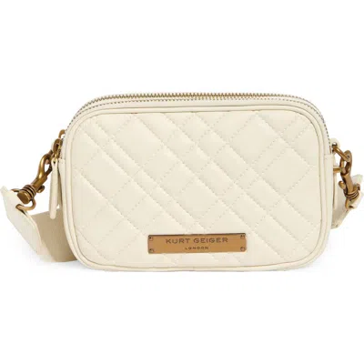 Kurt Geiger London Brixton Double Zip Camera Bag In Brown