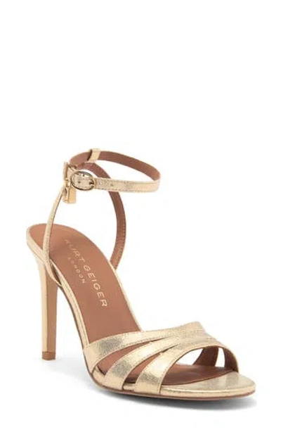 Kurt Geiger London Brixton Dress Sandal In Gold