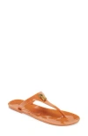 Kurt Geiger London Brixton Jelly Sandal In Rust/copper