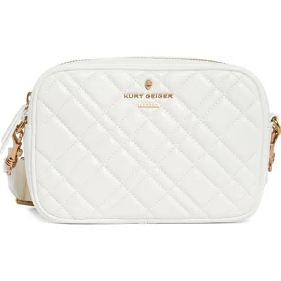 Kurt Geiger London Brixton Large Camera Crossbody Bag In White