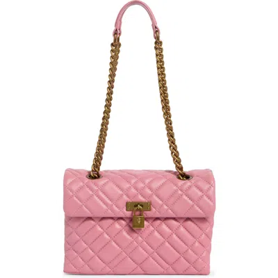 Kurt Geiger London Brixton Leather Bag In Pink