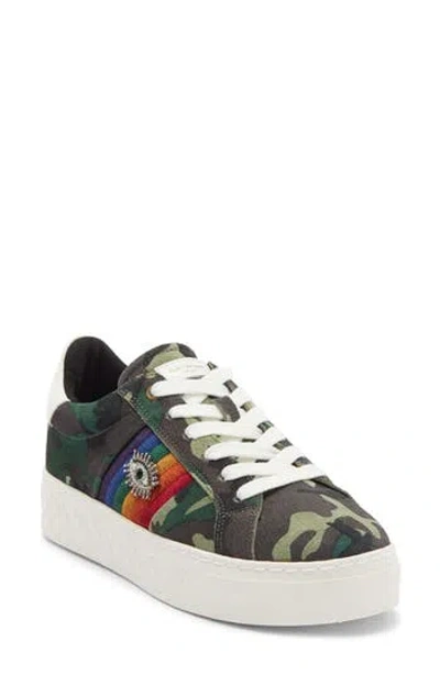 Kurt Geiger London Brixton Platform Sneaker In Multi