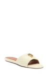 Kurt Geiger London Brixton Slide Sandal In Natural