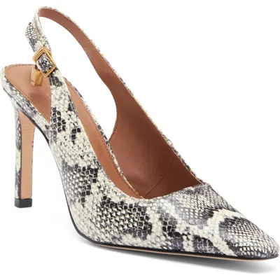 Kurt Geiger London Brixton Slingback Pump In Open White