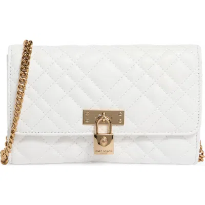 Kurt Geiger London Brixton Wallet On A Chain In White